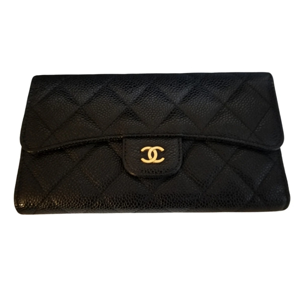 🆕️Chanel XL Caviar Flap Trifold Wallet - Picture 3 of 17